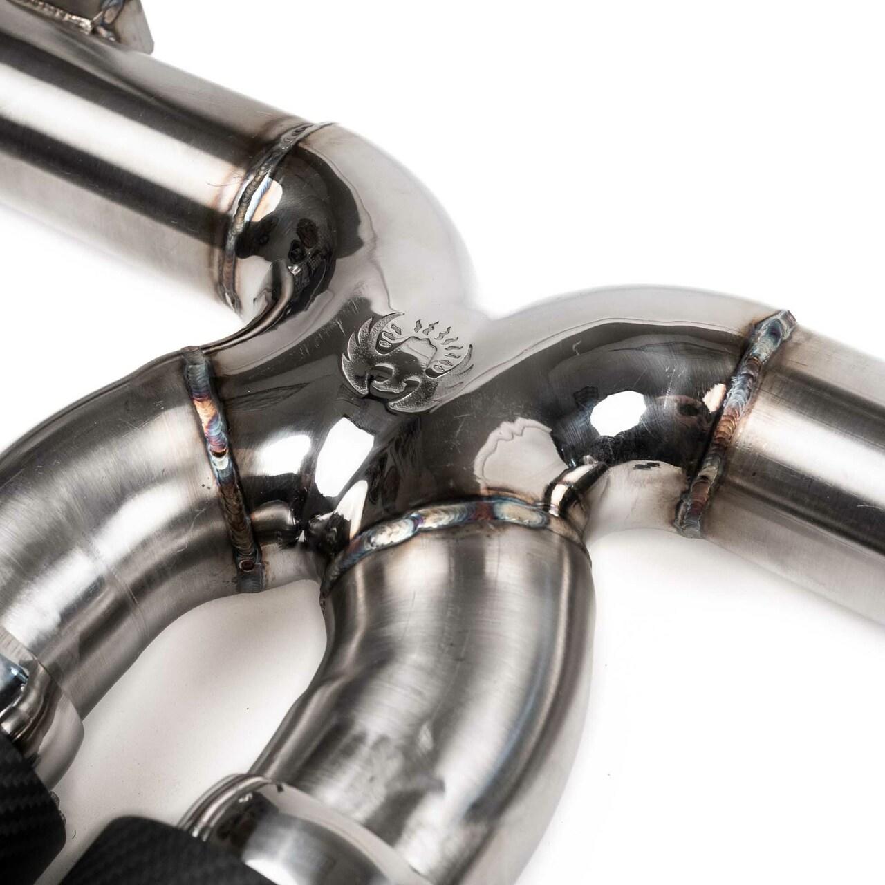 Fabspeed Porsche 992 GT3 / GT3 RS Supercup Cat-Back Exhaust System NON Valved 2022 Onwards (FS.POR.992GT3.SSXXX)