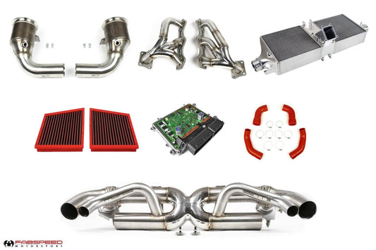 Fabspeed Porsche 992 Twin Turbo Stage 2 Performance Package (FS.POR.992T.S2PKG)