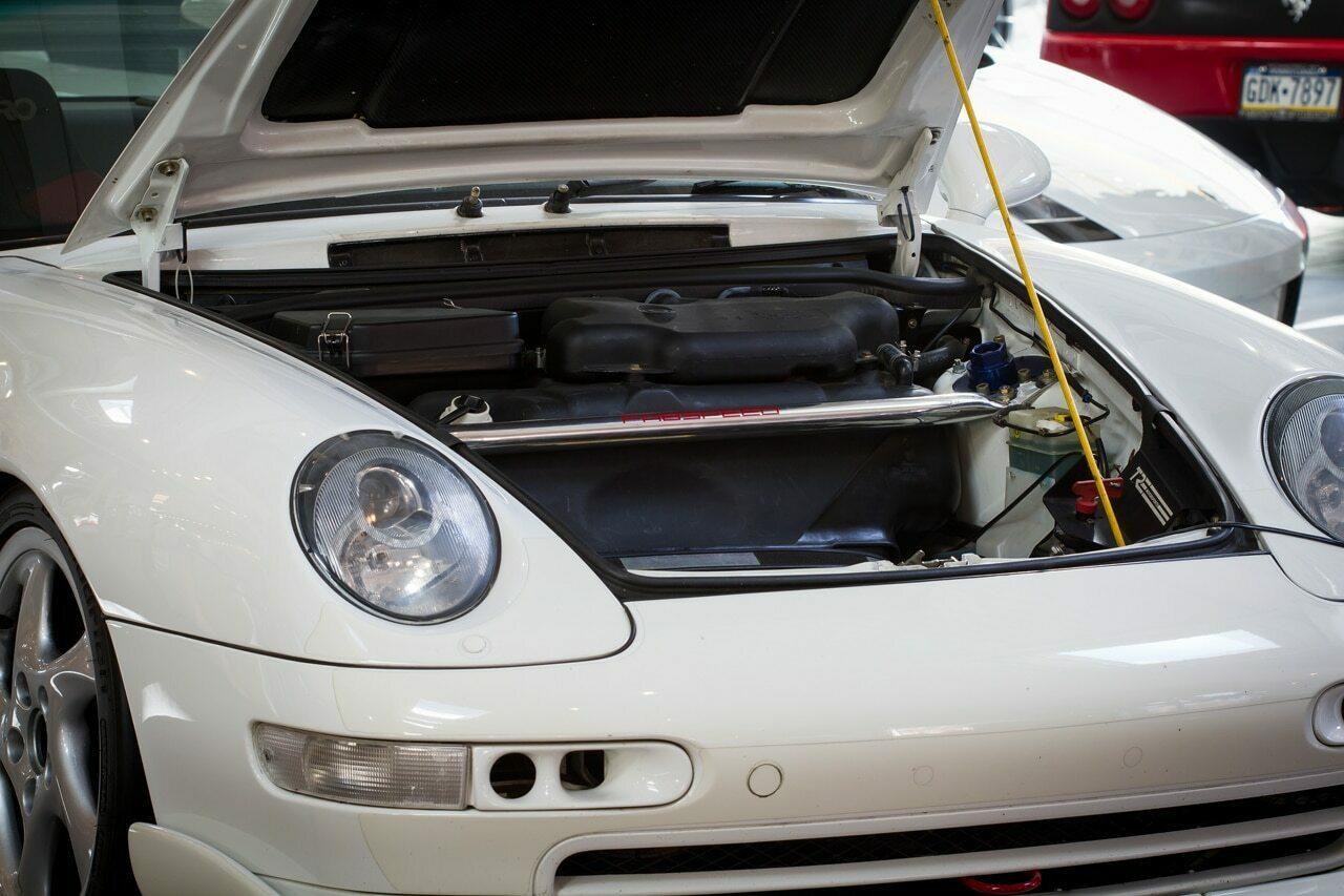 Fabspeed Porsche 993 Carrera GT2 EVO Front Strut Bar 1994-1998 (FS.POR.993.FSB)