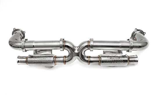 Fabspeed Porsche 993 Turbo Modular Competition Link Pipes. X-Pipe ONLY (FS.POR.993T.CBX)