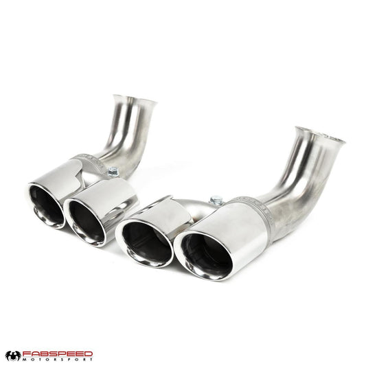 Fabspeed Porsche 996 C4S Deluxe Quad-Style Tips - 1999-2004 (FS.POR.996.QDT4X)