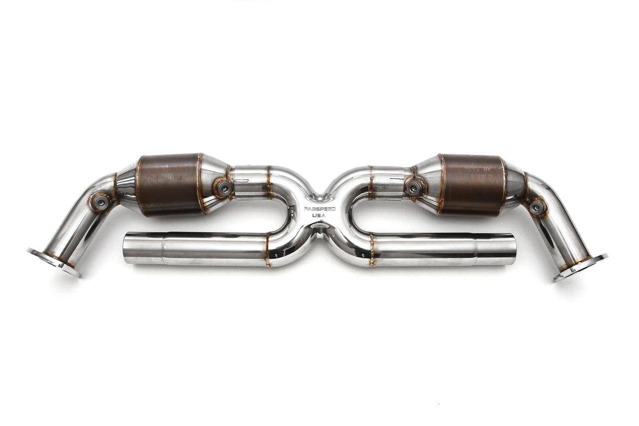 Fabspeed Porsche 996 Carrera Sport Catalytic Converter X-Pipe 1999-2004 (FS.POR.996.SCX)