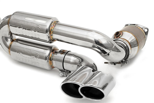 Fabspeed Porsche 996 GT2 70mm Supersport X- Pipe Exhaust System 2001-2005 (FS.POR.996GT2.SSX)