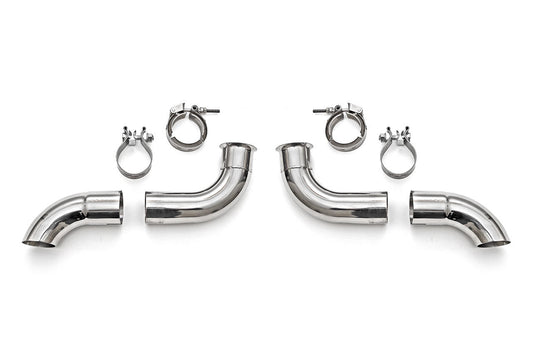 Fabspeed Porsche 996 GT3 Competition Muffler Outlets w/ Adjustable Turndowns (FS.POR.996GT3.CMO)