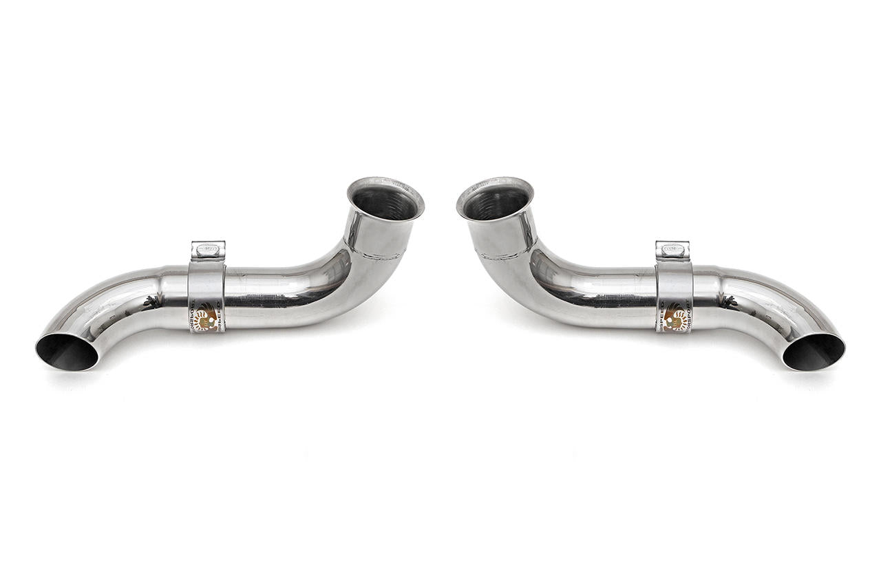 Fabspeed Porsche 996 GT3 Competition Muffler Outlets w/ Adjustable Turndowns (FS.POR.996GT3.CMO)