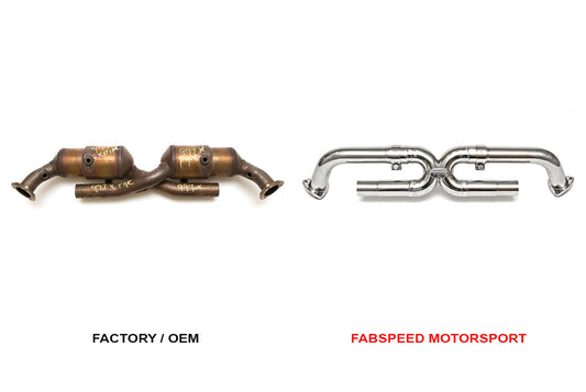 Fabspeed Porsche 997 Carrera Competition Link X-Pipe (FS.POR.997.CBX)