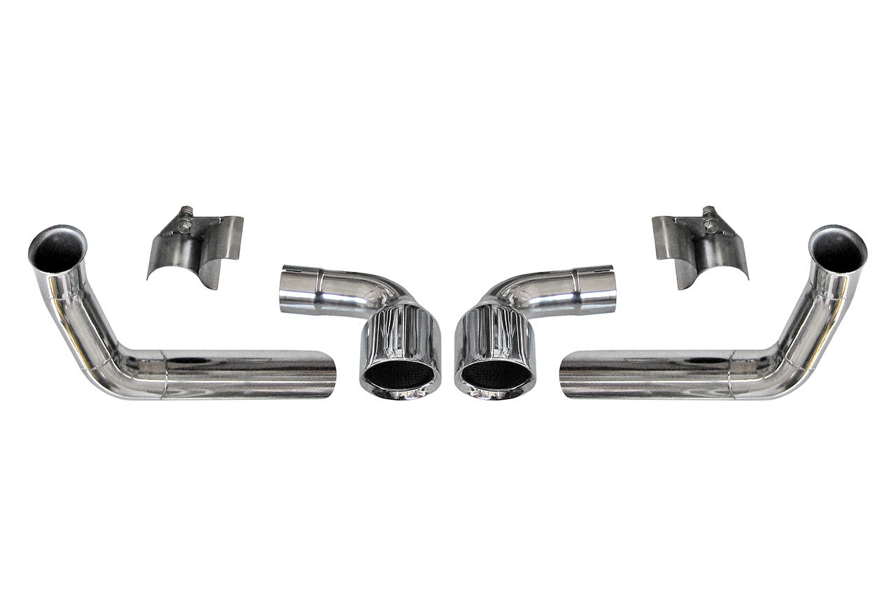 Fabspeed Porsche 997 Carrera GT3 Center Outlet Conversion Tips (FS.POR.997.GT3OET)