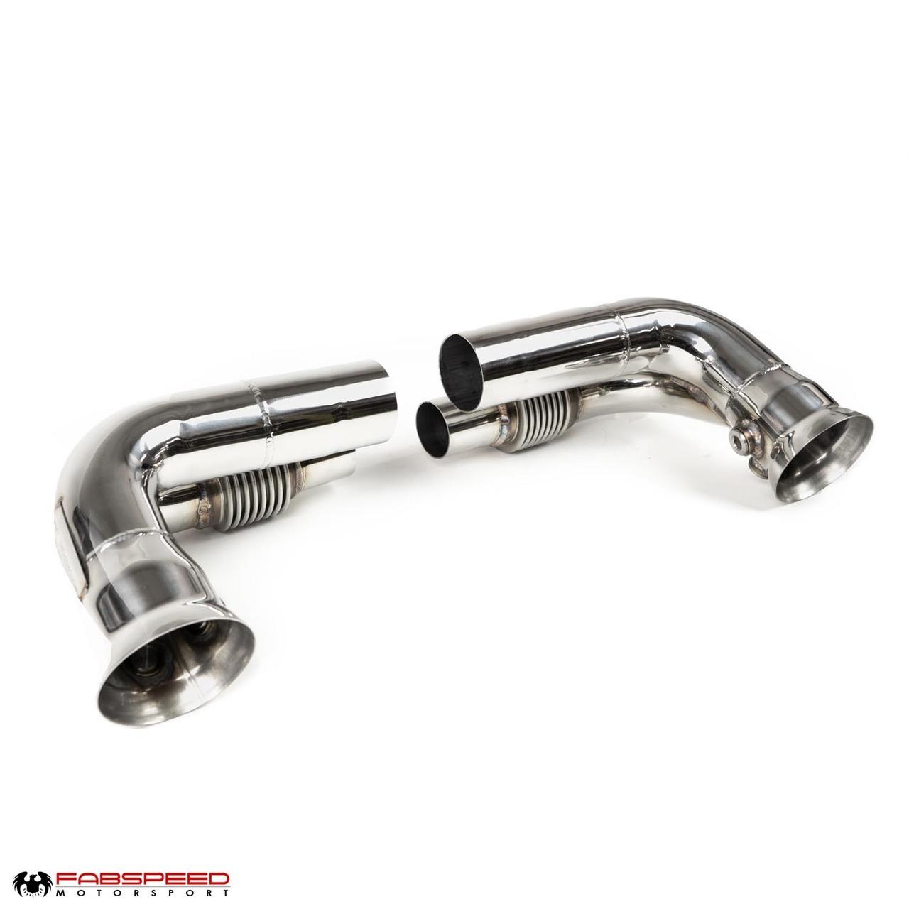 Fabspeed Porsche 997 GT3 / GT3 RS Side Muffler Bypass Pipes (FS.POR.997GT3.SMBX)