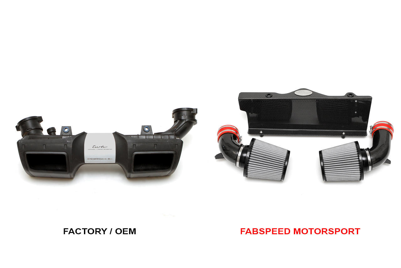 Fabspeed Porsche 997 Turbo Carbon Fiber Competition Air Intake (FS.POR.997T.COMPAI)