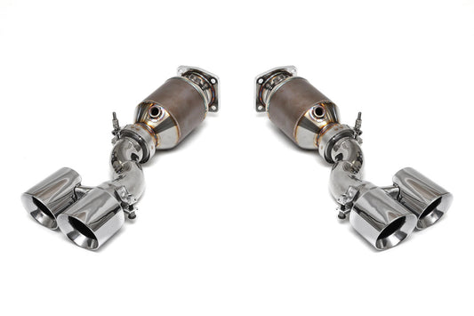 Fabspeed Porsche 997 Turbo Muffler Bypass Exhaust System 2006-2009 (FS.POR.997T.MBXXX)