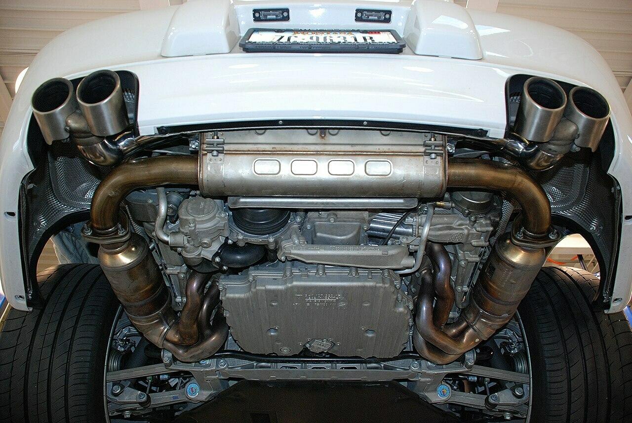 Fabspeed Porsche 997.2 Carrera Side Muffler Bypass Pipes 2009-2012 (FS.POR.9972.SMBX)