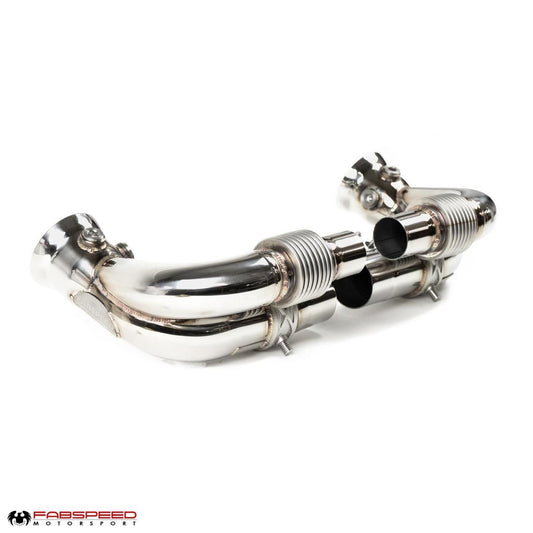 Fabspeed Porsche 997.2 GT3 / GT3 RS Side Muffler Bypass Pipes 2010-2011 (FS.POR.9972GT3.SMBX)