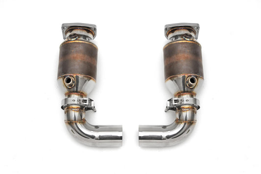 Fabspeed Porsche 997.2 Turbo / Turbo S Sport Catalytic Converters 2010-2012 (FS.POR.9972T.SC)