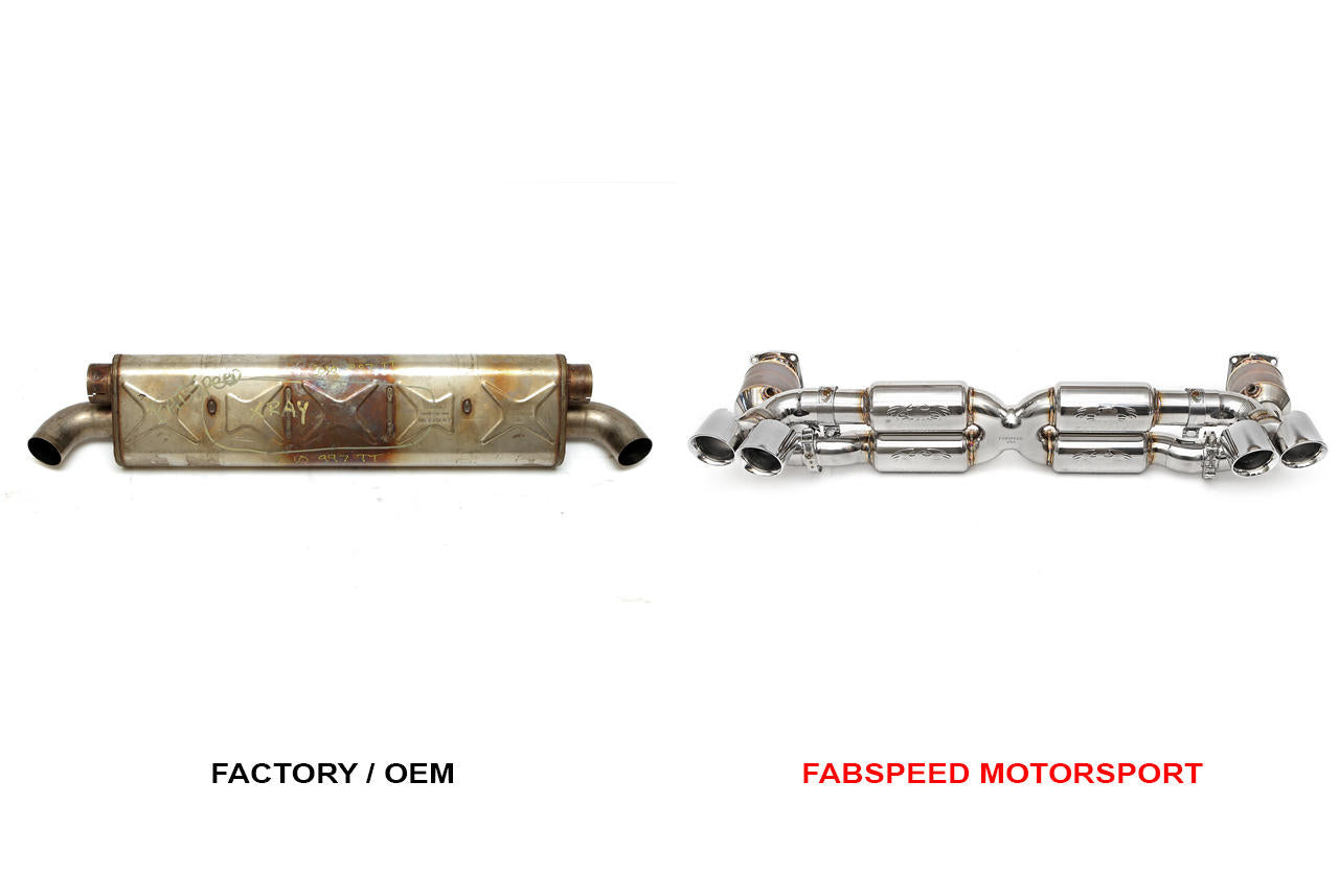 Fabspeed Porsche 997.2 Turbo / Turbo S Supersport X-Pipe Exhaust System 2010-2012 (FS.POR.9972T.SSXXX)