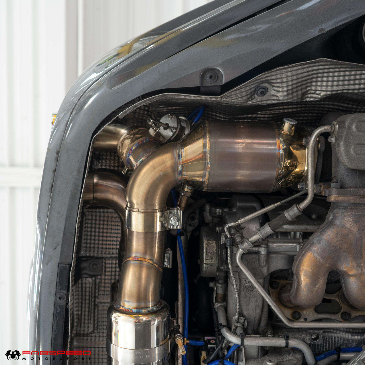 Fabspeed Porsche 997.2 Turbo / Turbo S Valvetronic Supersport X-Pipe Exhaust System 2010-2012 (FS.POR.9972T.SSXXVX)