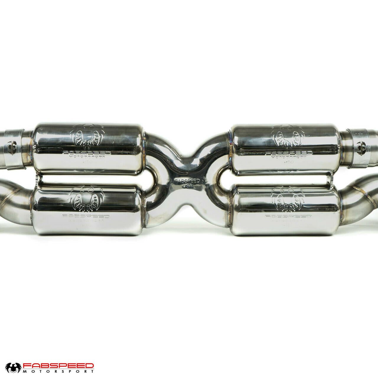 Fabspeed Porsche 997.2 Turbo / Turbo S Valvetronic Supersport X-Pipe Exhaust System 2010-2012 (FS.POR.9972T.SSXXVX)