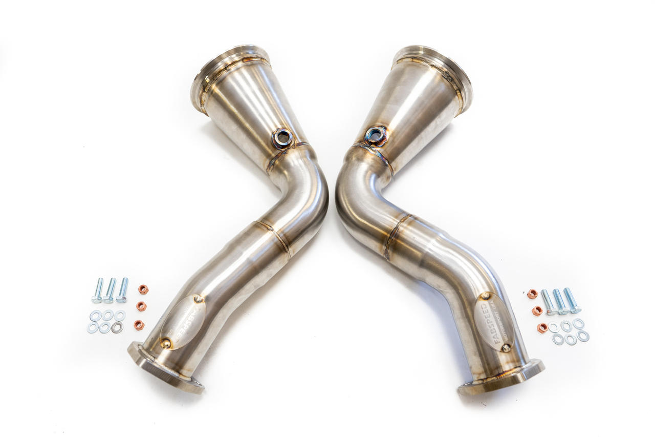 Fabspeed Porsche Cayenne GTS/Turbo link comp. Pipes 2019 Onwards (FS.POR.E3T.CB)