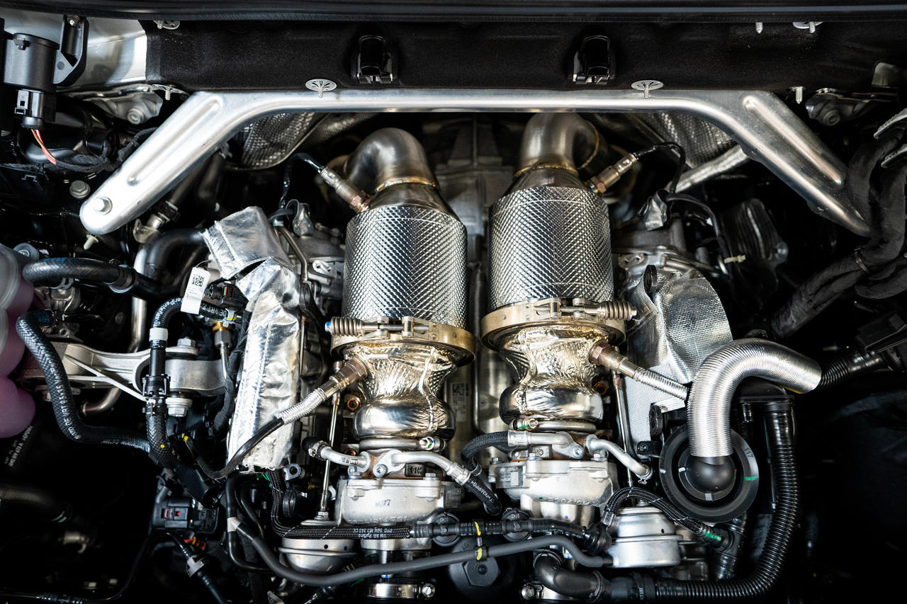 Fabspeed Porsche E3 Cayenne S 2.9L Turbo / Turbo S Primary Sport Catalytic Converters (FS.POR.E3S.SC)