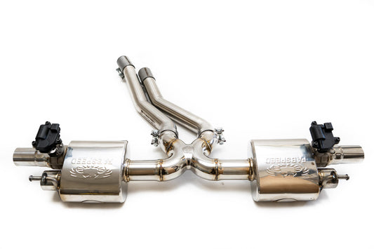 Fabspeed Porsche E3 Cayenne S 2.9L Turbo Valvetronic Exhaust System (FS.POR.E3S.VESX)