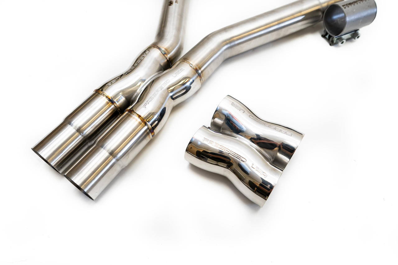 Fabspeed Porsche E3 Cayenne S 2.9L Turbo Valvetronic Exhaust System (FS.POR.E3S.VESX)