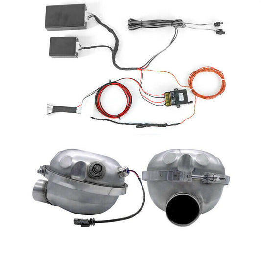 Fabspeed Tesla Model 3 Dual Speaker Active Exhaust System (FS.TESLA.3.ASE)