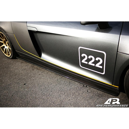 APR Audi R8 Side Rocker Extensions/ Side Skirt 2006-2014