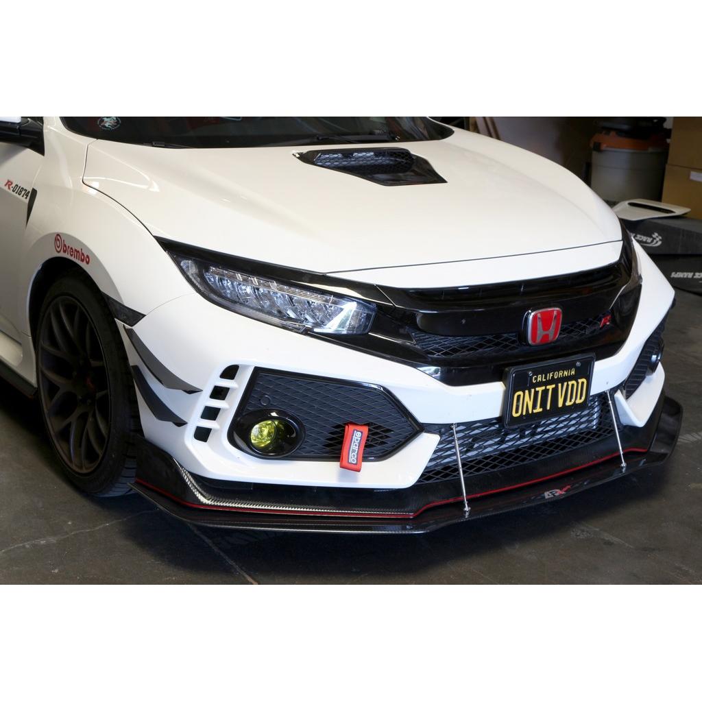 APR Honda FK8 Civic Type R Front Bumper Canards 2017-2021