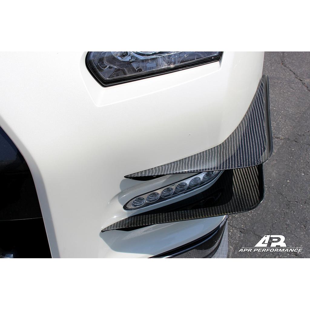 APR Nissan GTR R35 Front Bumper Canards 2012-2016