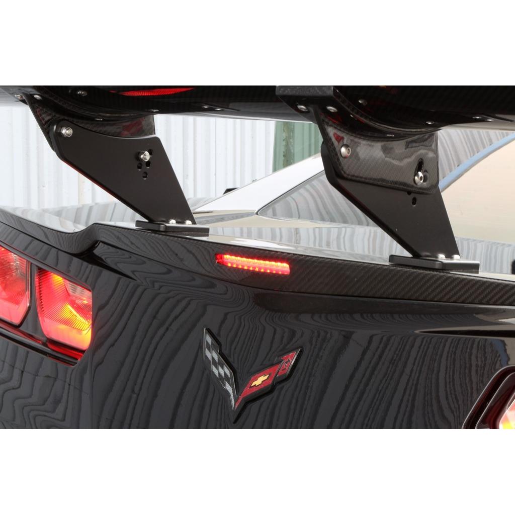 APR Chevrolet Corvette C7 Z06 / Grand Sport GTC-500 Chassis Mount Adjustable Wing 2015-2019