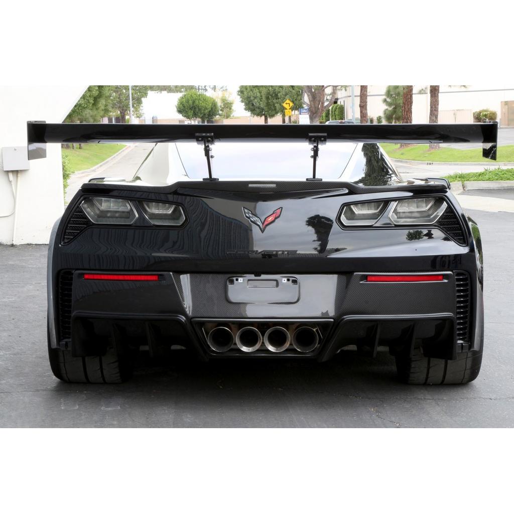 APR Chevrolet Corvette C7 Z06 / Grand Sport GTC-500 Chassis Mount Adjustable Wing 2015-2019