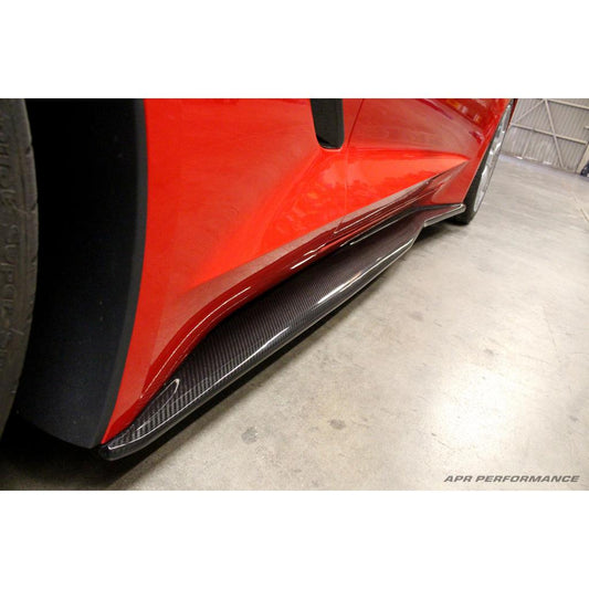 APR Chevrolet Corvette C7 C7 Z06 Side Rocker Extensions/ Side Skirt 2014-19