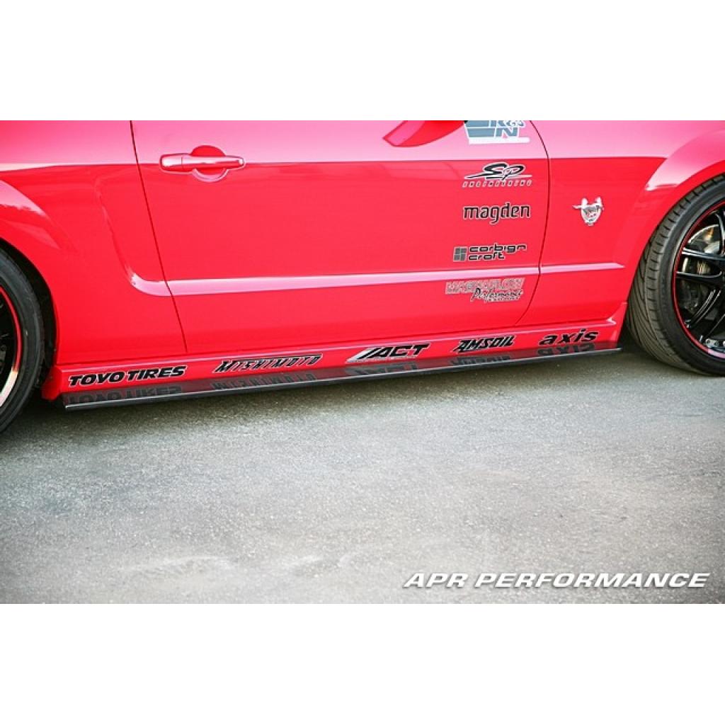 APR Ford Mustang S197 Side Rocker Extensions/ Side Skirt 2005-2009