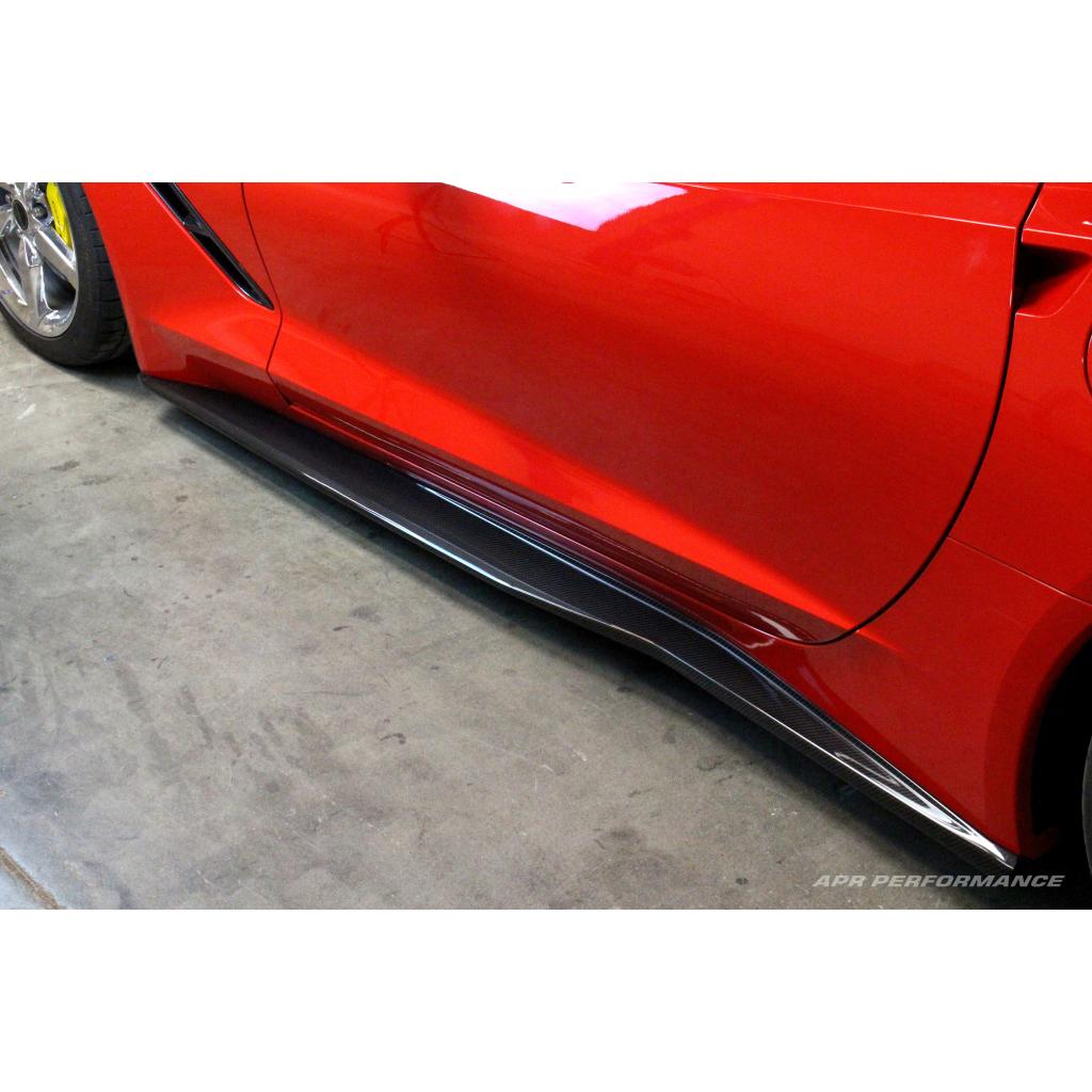APR Chevrolet Corvette C7 C7 Z06 Side Rocker Extensions/ Side Skirt 2014-19