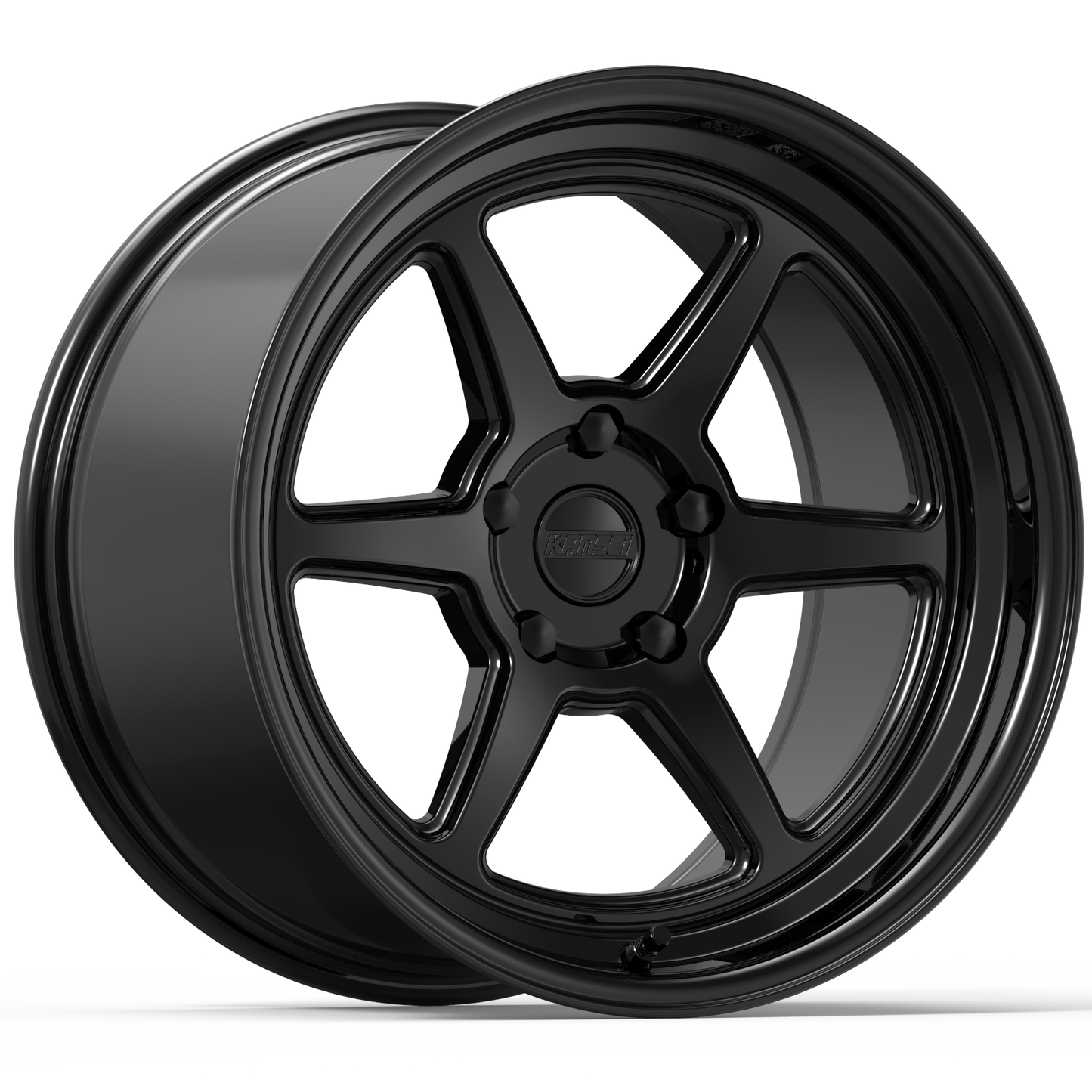 Kansei Wheels K14B-Roku Gloss Black
