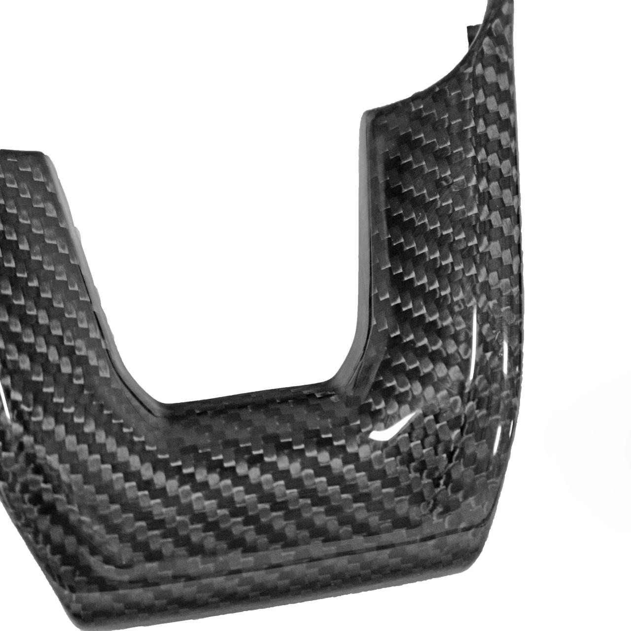 Fabspeed Carbon Fiber Steering Wheel Bottom Trim - Lamborghini Urus (FS-CF-LAM-URSWT)