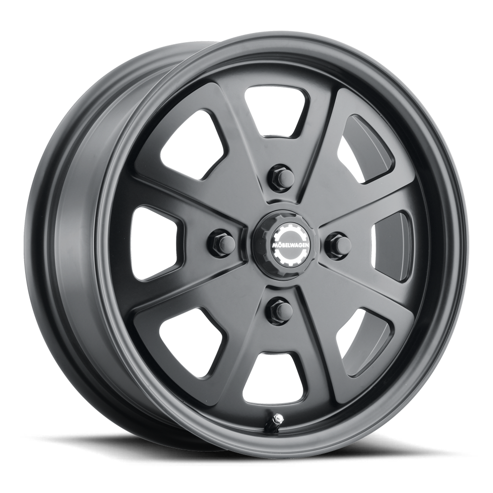 Mobelwagen Wheel (MW-730B-Schnell) Satin Black Finish