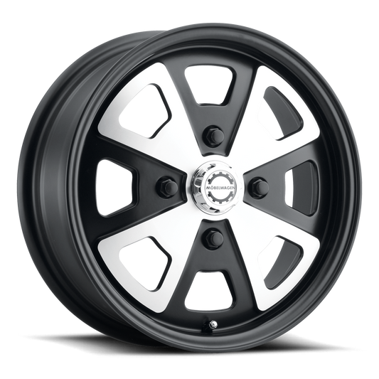 Mobelwagen Wheel (MW-730M-Schnell) Satin Black Machined Finish