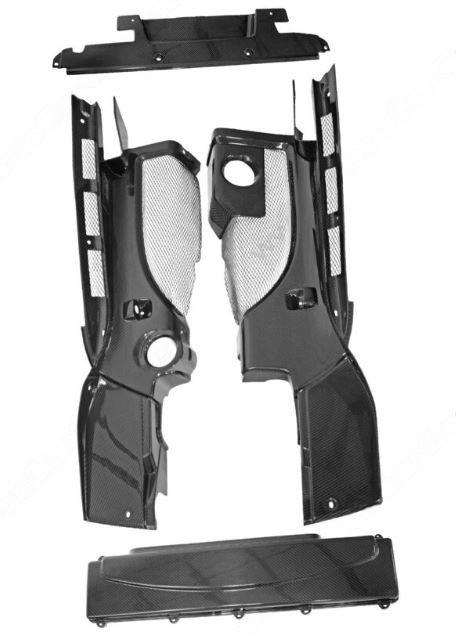Fabspeed Carbon Fiber Coupe Engine Bay Panel Set 4 Piece Set - Audi R8 V10 (FS-CF-AUD-R8EB4)