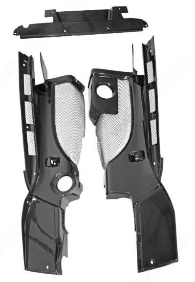 Fabspeed Carbon Fiber Coupe Engine Bay Panel Set 3 Piece Set - Audi R8/V10 2007 - 2015 (FS-CF-AUD-R8EB3)