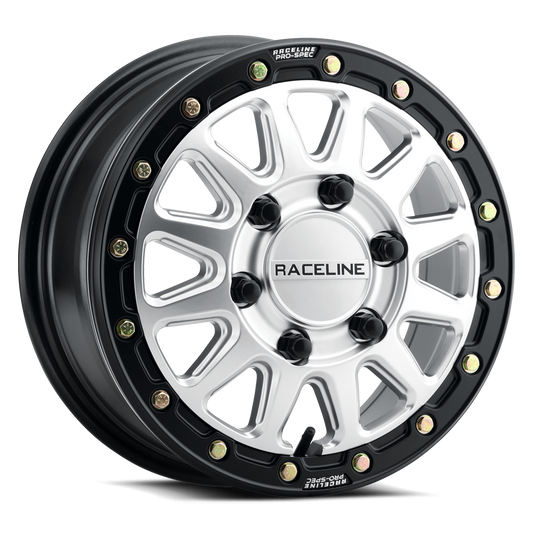 Raceline Wheel (A14SB-Alpha) Hyper Silver / Black Finish