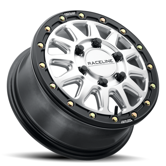 Raceline Wheel (A14SB-Alpha) Hyper Silver / Black Finish