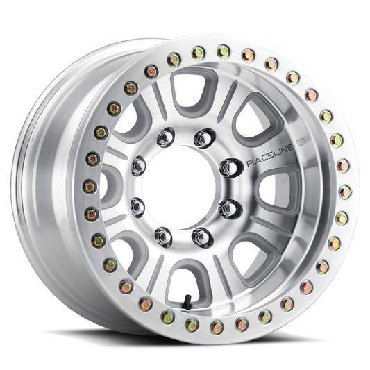 Raceline Wheel (RT233-MonsterMachined) Machined Finish