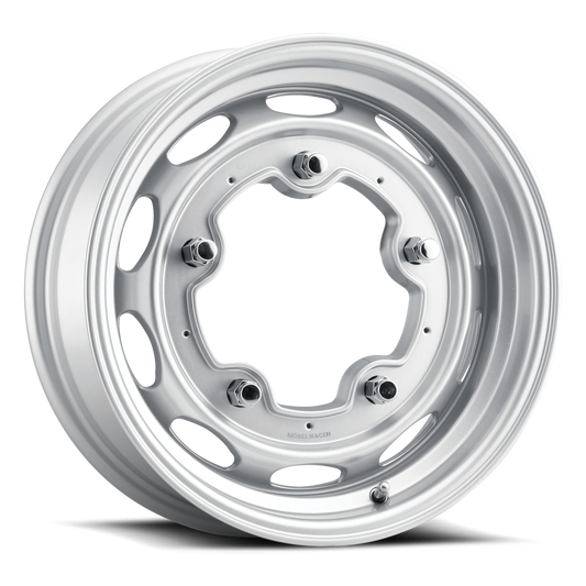 Mobelwagen Wheel (MW-520S-Interceptor) Satin Silver Finish
