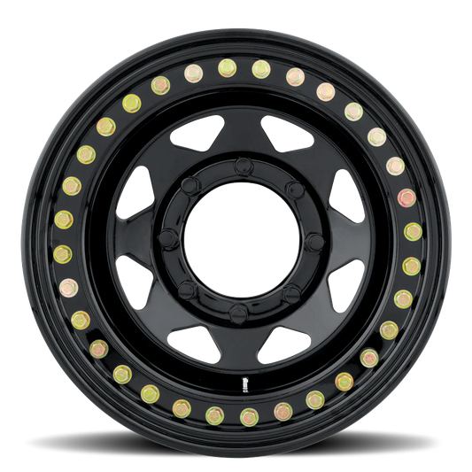 Raceline Wheel (RT80-Rock 8 Spoke) Black Finish
