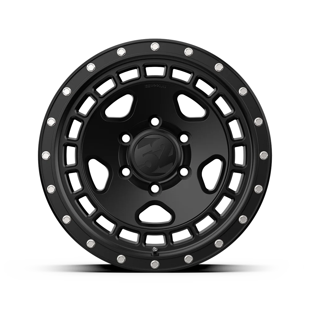 Fifteen52 Wheel (HD Truck-Turbomac HD) Asphalt Black/Satin Black/Steel Hardware