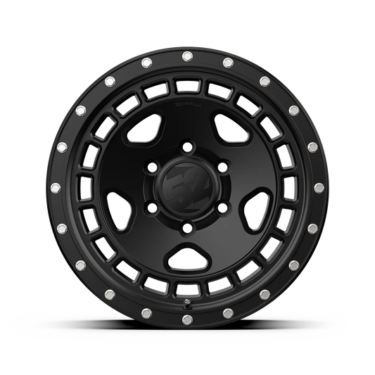 Fifteen52 Wheel (HD Truck-Turbomac HD) Asphalt Black/Satin Black/Steel Hardware