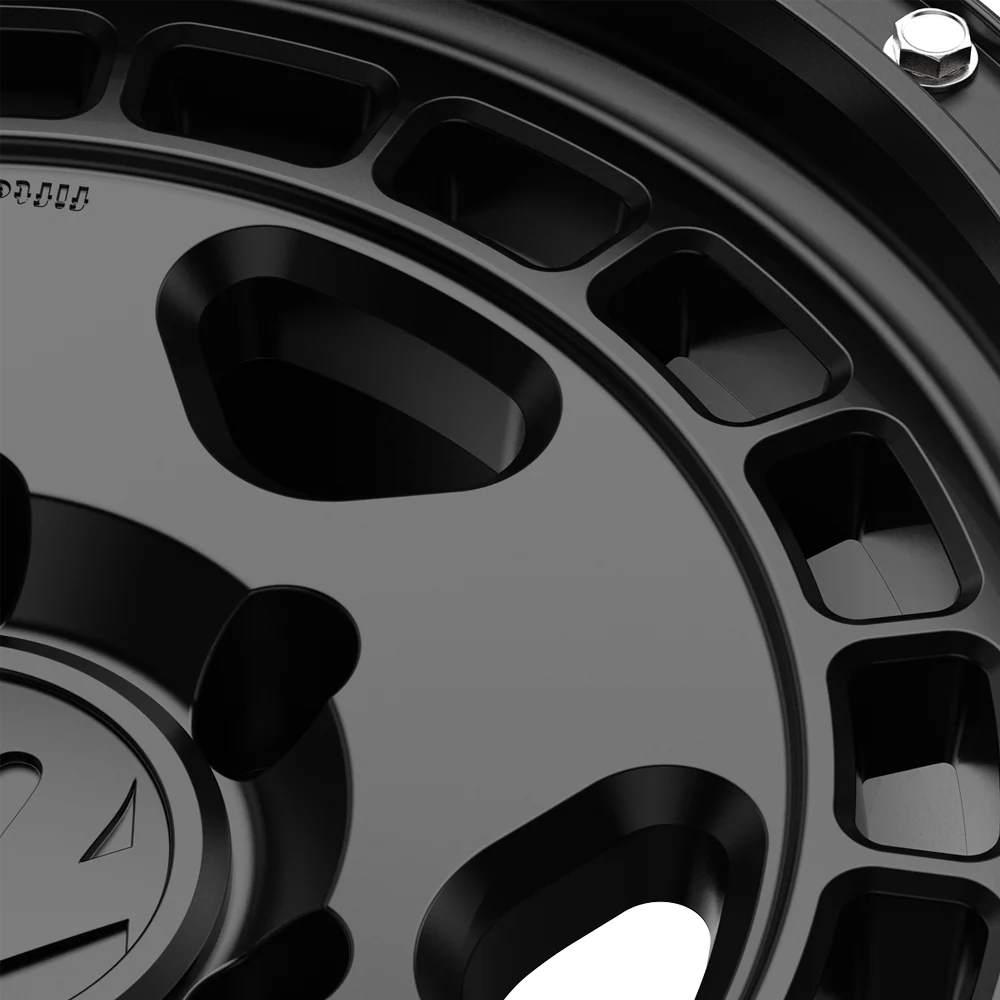 Fifteen52 Wheel (HD Truck-Turbomac HD) Asphalt Black/Satin Black/Steel Hardware