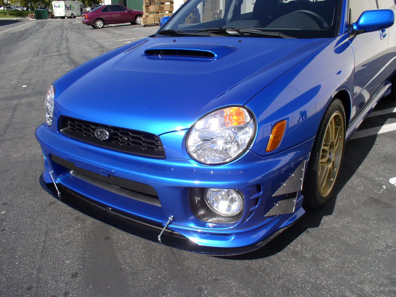 APR Subaru Impreza WRX Front Bumper Canard Set 2002-2003