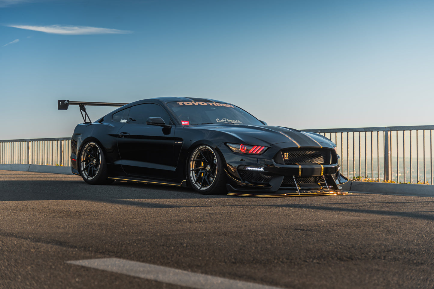 APR Ford Mustang S550 Shelby GT350 / GT350R Front Wind Splitter 2015-2023