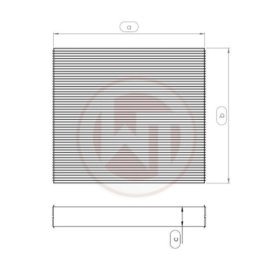 Racing Radiator Core (04001.OB)